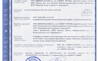 Сертифікат відповідності на саджанці винограду: кейс оформлення за ДСТУ 4390:2005